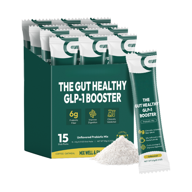 Vigo Gut Healthy GLP-1 Supplement Powder Metabolic Hormone Sugar-Free Drink Packet Plant Based & Powerful Prebiotic Fiber
