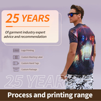 T-shirts personnalisés Gahumi en polyester à séchage rapide pour hommes, vente en gros à bas prix, impression de logo sur mesure, sublimation sportive