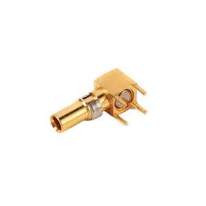 Factory Direct 90 Degree Right Angle Single Core 4 Pin PCB Panel Mount Female Jack RF Connectors