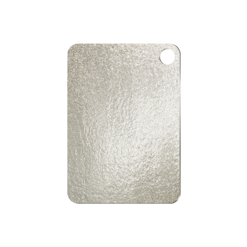 Tabla de cortar de titanio puro con cristal de hielo de 360*250*2mm