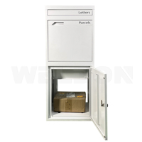 Boîte aux lettres moderne pour colis, boîte de dépôt de courrier extérieure pour la maison, boîte à courrier antivol avec serrure à combinaison, grande boîte aux lettres