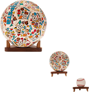 Support mural rustique marron durable pour ballons <span class=keywords><strong>de</strong></span> sport (<span class=keywords><strong>basket</strong></span>, football, volley, rugby) – Idéal pour la <span class=keywords><strong>cuisine</strong></span> - Product Image 3