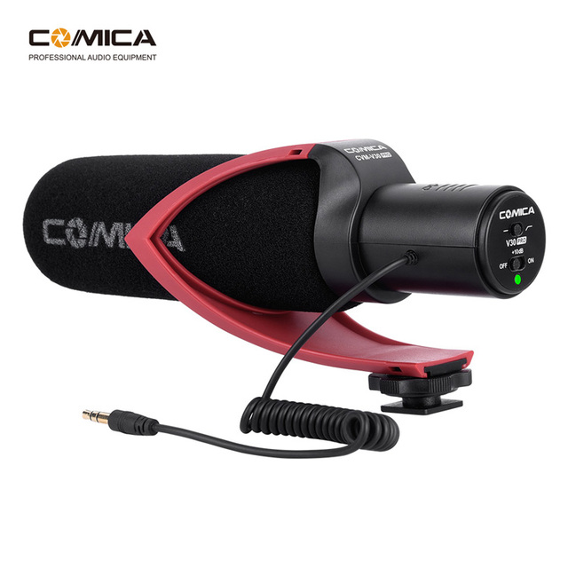 Super Cardioid Condenser Shotgun Microphone With Super Cardioid Polar Pattern and Low Self-noise Function