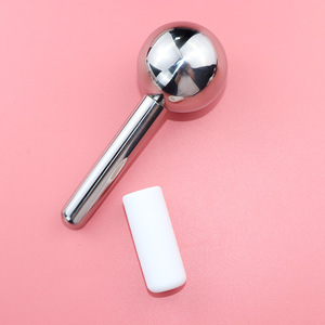 Roller Pijat Wajah Es Globe Stainless Steel Custom, Mini Ice Globe untuk Wajah - Product Image 4