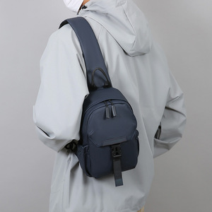 Men's Chest Bag Crossbody Bag Breathable Wear Resistant Fashionable Everyday Outfits Solid Color Winter 2025 - Product Image 3