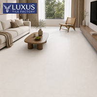Carreaux de céramique pleine masse Lukashi Soft-light Morandi couleur unie style français 600x1200mm antidérapants 10mm d'épaisseur pour sol/mur