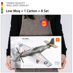 Série de jouets de construction P-51 <span class=keywords><strong>Mustang</strong></span> Fighter Aircraft pour les importateurs en gros, les magasins de cadeaux et les détaillants de jouets éducatifs - Product Image 2