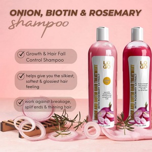 Private Label Onion Biotin and Rosemary <strong>Shampoo</strong> Treatment Set for Moisturizer Stronger Thicker Soft Shine Hair Growth <strong>Shampoos</strong> - Product Image 2