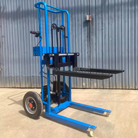 Chariot élévateur tout électrique Tiger Lift hydraulique pour chargement et déchargement, portable, petit, pour manutention de marchandises et de conteneurs, avec fonction de poussée
