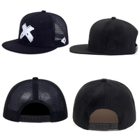 Gorra Unisex Vintage Y2K con Cierre a Presión, Logotipo Bordado Personalizado de Alta Calidad, 100% Lona de Algodón, Ajustable, sin Estructura, Visera Plana