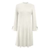 Automne hiver tricots à manches longues robe femmes grande taille pull pull laine tricoté chandails femmes robes