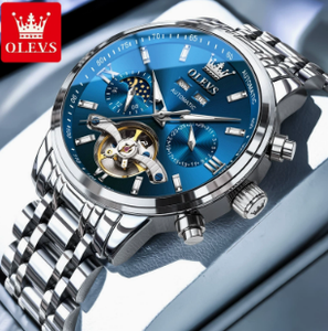 Reloj Mecánico Automático de Acero Inoxidable para Hombre, 6740 OEM con Logotipo Personalizado, Correa de 20 mm, Esfera de 42 mm, Analógico, con Botón de Presión y Cierre Oculto - Product Image 4