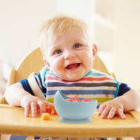 Ensemble de vaisselle pour bébé en silicone en forme d'animal, assiette, bol, bavoir, tasse, cuillère, fourchette, ensemble de vaisselle pour tout-petits, ensemble de matériel repas réutilisable pour enfants