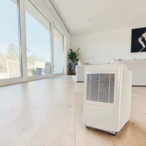 เครื่องลดความชื้น DL ควบคุมความชื้นสำหรับห้องนั่งเล่น จอแสดงผล LED 2 หลัก ตัวตั้งเวลา 1-24 ชม. ขั้วต่อท่อระบายน้ำภายนอก - Product Image 1