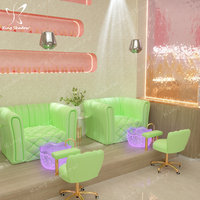 Chaise de pédicure personnalisée chaise de spa canapé de pédicure avec barre de manucure