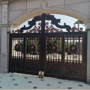 Puerta <span class=keywords><strong>de</strong></span> hierro artística forjada a mano moderna más vendida - Product Image 5