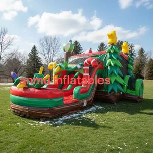 Árbol de Navidad Inflable y Castillo de Ensueño, con Tobogán y Castillo Inflable para Entretenimiento y Actividades Festivas. - Product Image 2