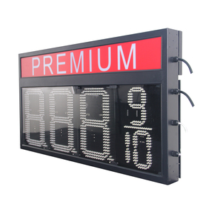L'écran de <span class=keywords><strong>prix</strong></span> numérique blanc 10 pouces 88.89/10 avec le mot rétro-éclairé «PREMIUM» utilisé dans les stations-service aux États-Unis - Product Image 4