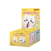 Prêt à expédier – 100 % authentique – Lot de 4 figurines Chiikawa Lunch Time Series – Boîte mystère – Figurines d'anime Kawaii Usagi – Ornements de bureau – Jouets
