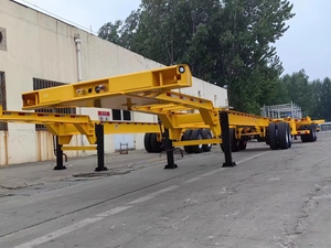 Trọng lượng nhẹ American loại 40ft 45ft có thể thu vào bán Trailer mở rộng container Chassis - Product Image 5