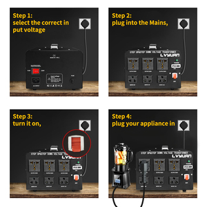 5000W pesante Step up Step Down trasformatore 110V 220V <span class=keywords><strong>Auto</strong></span> convertitore di tensione per uso globale - Product Image 3