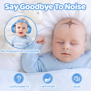 Protège-oreilles pour bébé, protège-oreilles pour enfants, protection auditive, protection contre le bruit, protection contre le bruit de 25 dB, protège-oreilles de sécurité pour bébé - Product Image 2