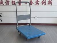 Carretilla de Mano de Plástico con Ruedas Silenciosas, Personalizable OEM, Dimensiones 90x60x86mm, para Transferencia de Carga en Almacenes