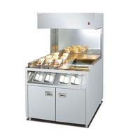 Pemanas Keripik Listrik Komersial Stainless Steel VF-10 untuk Peralatan Dapur Restoran 0.75kW 220-240V