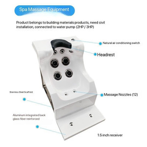 Bain de spa en acrylique durable au design moderne, jacuzzi extérieur, <span class=keywords><strong>piscine</strong></span>, spa, bain à remous avec fonction de massage - Product Image 4