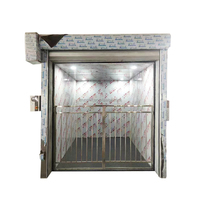 Plateforme de levage verticale hydraulique de haute qualité et sûre, 220V, 500 kg, élévateur de marchandises avec table de 1500x1500 mm, télécommande électrique