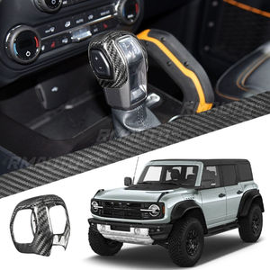 Para Ford Bronco 2021, Placa Decorativa de Palanca de Cambios con Aspecto de Carbono, Pieza de Modificación - Product Image 2