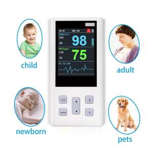 Oxímetro de pulso portátil de mano más vendido, Monitor SPO2 para adultos, recién nacidos, pediatría, uso veterinario, certificado CE, clase II - Product Image 5