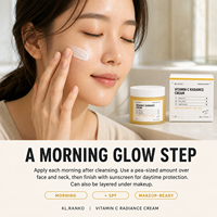 Crème Visage Éclaircissante et Illuminatrice à la Vitamine C Marque Blanche, Acide Kojique, Niacinamide, Hydratant Unifiant le Teint et Révélateur d'Éclat pour Routine de Jour