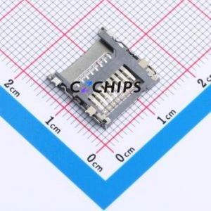 TF-04-FWB8AH1.8 SD Card / Memory Card Connector SMD Connector MicroSD Card (TF Card) 1.8mm - Product Image 2