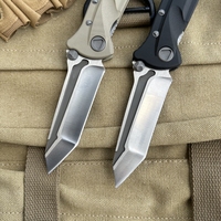 MICRO Delta G10 Griff D2 Klinge Keramiklager Taschenmesser Überlebens-EDC-Werkzeug Camping Jagd Utility Outdoor Klappmesser