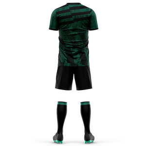 HEALY, kit de fútbol verde oscuro con estilo de alta calidad para hombre, camiseta de fútbol personalizada suave y ligera que absorbe el sudor para deportes de equipo - Product Image 2