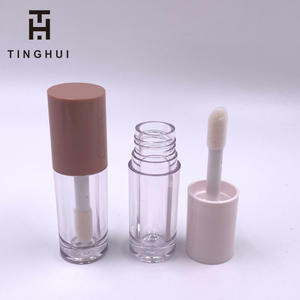 Tubos de Brillo Labial Vacíos al por Mayor de 6ml con Aplicadores Grandes en Rosa, Dorado, Blanco y Azul, Marca Privada - Product Image 4