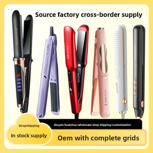 Lisseur électrique portable transfrontalier en gros, ions négatifs, céramique LED, double usage humide/sec, température à quatre vitesses - Product Image 3