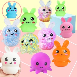 Jouet <span class=keywords><strong>anti</strong></span>-<span class=keywords><strong>stress</strong></span> lapin de Pâques en TPR souple, balle à presser pour la décompression et le soulagement du <span class=keywords><strong>stress</strong></span>, idéal pour les enfants - Product Image 1