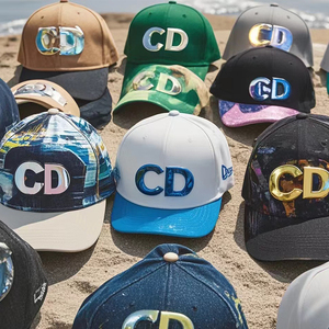 Nón kết thể thao thêu tùy chỉnh 6 mảnh, màu trơn, chất liệu mềm, mũ lưỡi trai cá nhân hóa, bán buôn - Product Image 4