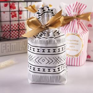 Bolsa pequeña con cordón de cinta, bolsa de regalo para Navidad, bolsa para dulces, bolsa para galletas y aperitivos, bolsa de embalaje para regalo - Product Image 6