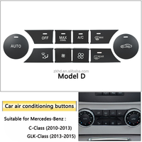 Harga Pabrik Tombol AC Mobil Terlaris Set 10 Buah Cocok untuk Mercedes-Benz C-Class GLK-Class W204