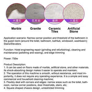 GS-2# Stone Orbital Floor Scrubber Polishing Machine Wire Type Floor Scrubber Polisher Buffing Machine - Product Image 4