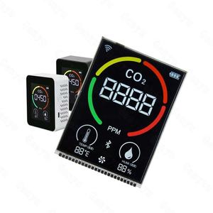 Lớn va Màn hình hiển thị màu đen tùy chỉnh đơn sắc phân khúc <span class=keywords><strong>LCD</strong></span> trắng LED Đèn nền 3.3V/5V lái xe điện áp cho màn hình - Product Image 5