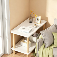 Table d'appoint carrée en bois, table basse moderne minimaliste, table de chevet multifonctionnelle, armoire latérale pour canapé pour petites pièces