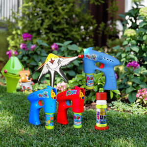 電動LED 45mlバブルウォーターマシン子供用屋外おもちゃプラスチックバブルガン音楽なしガーデンピクニック裏庭遊び場 - Product Image 3