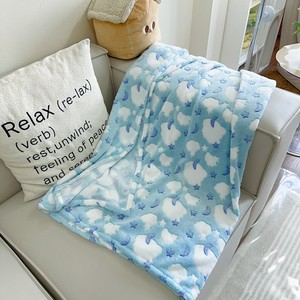 Cartone animato coperta di flanella per i bambini 100% poliestere monostrato Design sottile asilo regalo per l'estate - Product Image 5