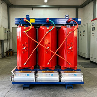 Transformateur de puissance à faible vibration et faible perte, type sec, isolation en résine coulée, monophasé/triphasé, 10 kV 400 V, noyau en cuivre