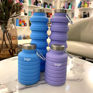 New Design <b>Large</b> 700ml Eco-friendly Portable BPA Free Silicone <b>Water</b> <b>Bottle</b> Silicone Travel <b>Bottle</b> - Product Image 1