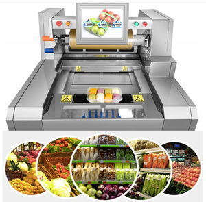 Máquina de envoltura de película adhesiva compacta semiautomática para supermercados, tiendas de comestibles, envasado eléctrico de alimentos con función de sellado - Product Image 1